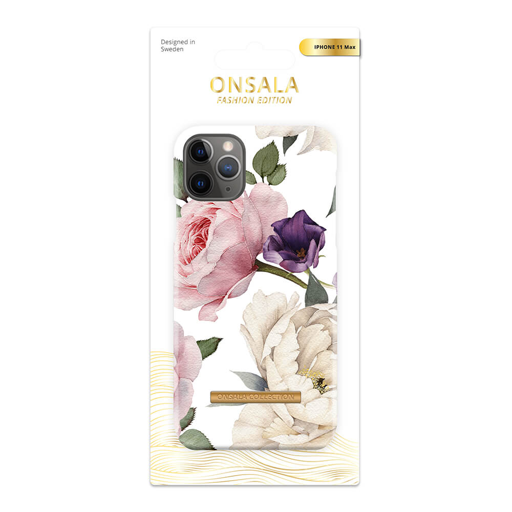 Onsala ONSALA iPhone 11 Pro Max Mobilskal Soft Rose Garden - Teknikhallen.se