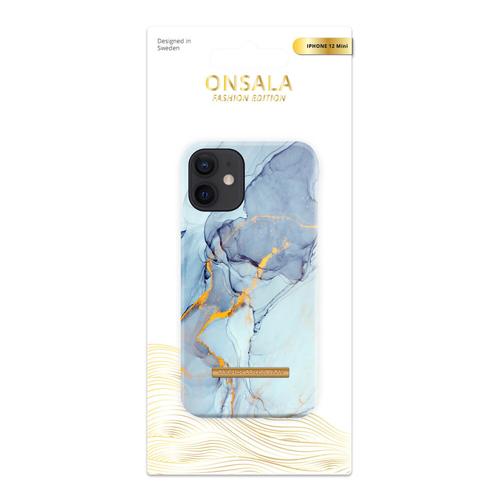 Onsala ONSALA iPhone 12 Mini Mobilskal Soft Gredelin Marble - Teknikhallen.se