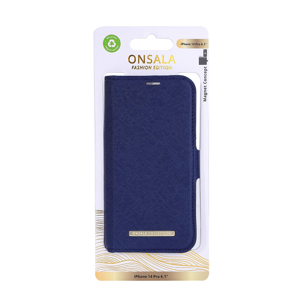 Onsala ONSALA iPhone 14 Pro Fodral ECO Navy Blue - Teknikhallen.se