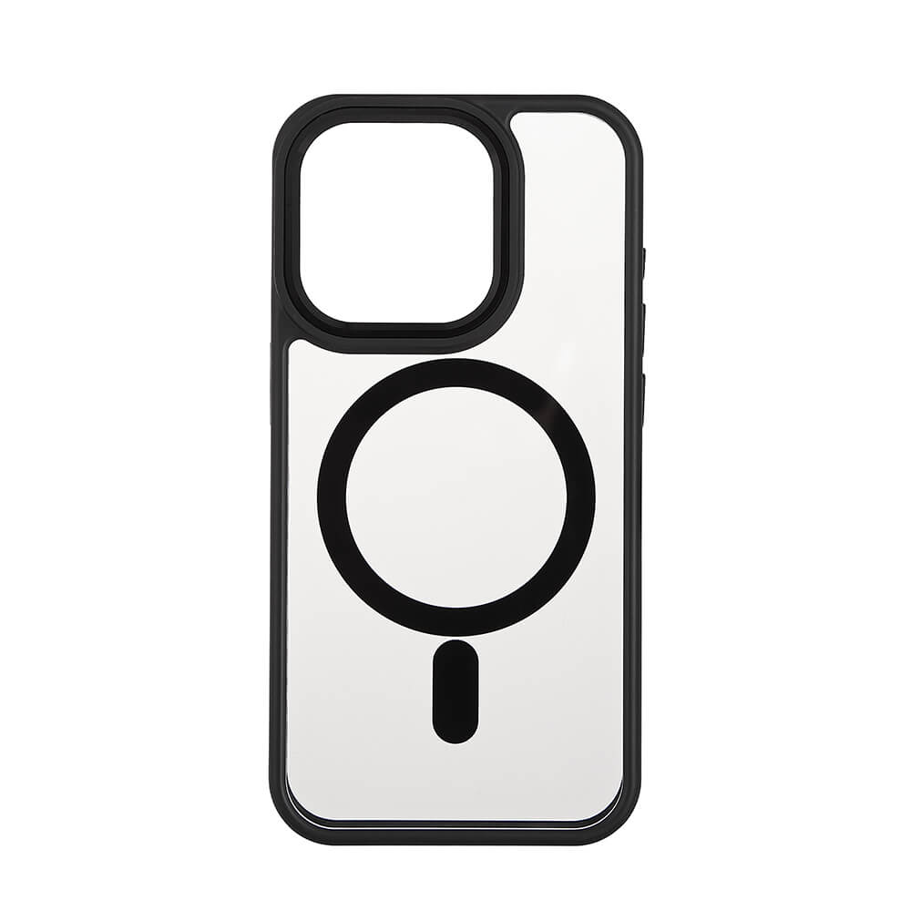 Onsala ONSALA iPhone 15 Pro Skal Bumper MagSafe Svart/Transparent - Teknikhallen.se