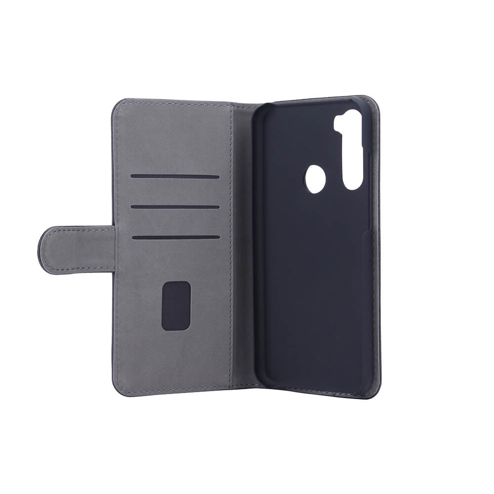 Gear GEAR Xiaomi Redmi Note 8T Fodral Lder Svart - Teknikhallen.se