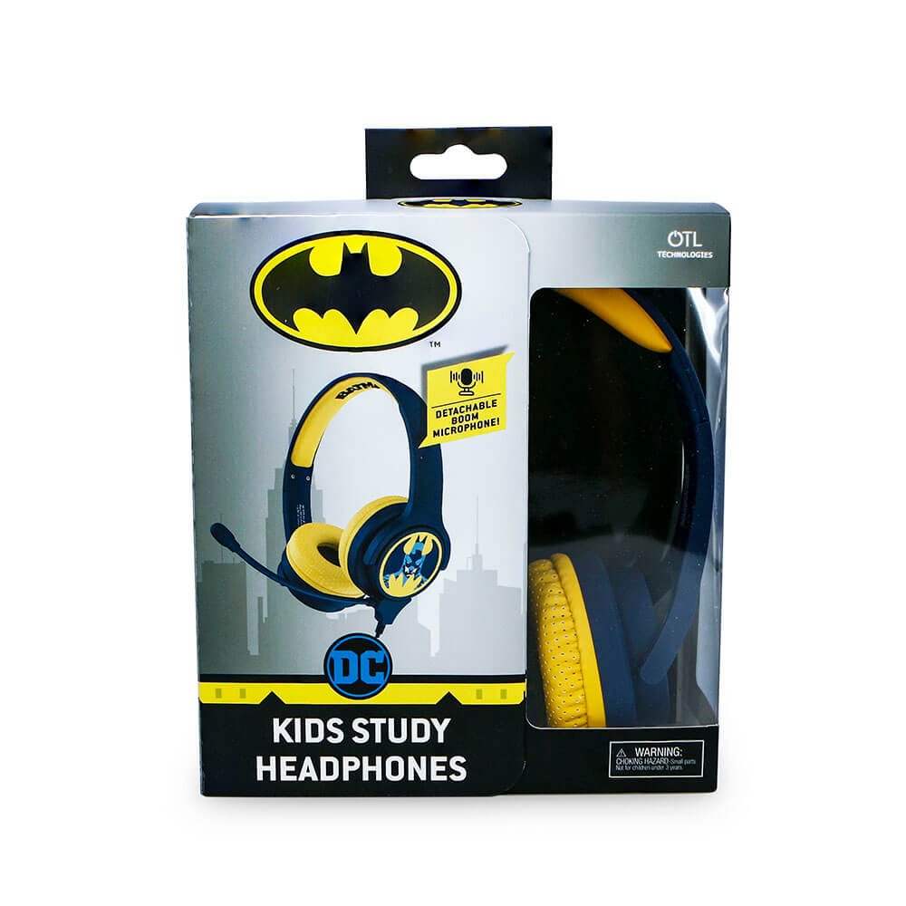 OTL Batman Interaktiv Hrlur/Headset On-Ear Bom-mikrofon - Teknikhallen.se