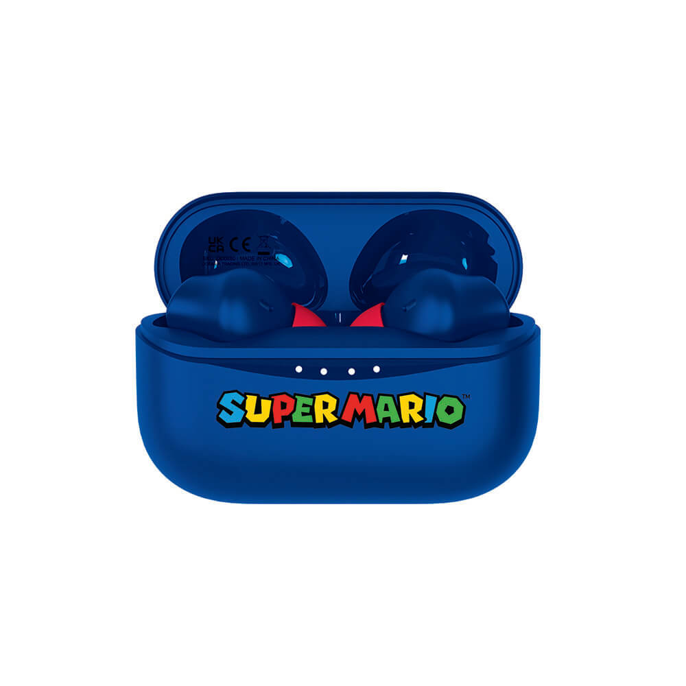 OTL Super Mario Hörlur In-Ear TWS Bluetooth Blå - Teknikhallen.se