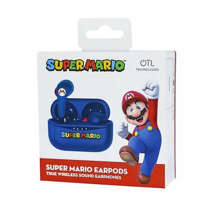 OTL Super Mario Hörlur In-Ear TWS Bluetooth Blå - Teknikhallen.se