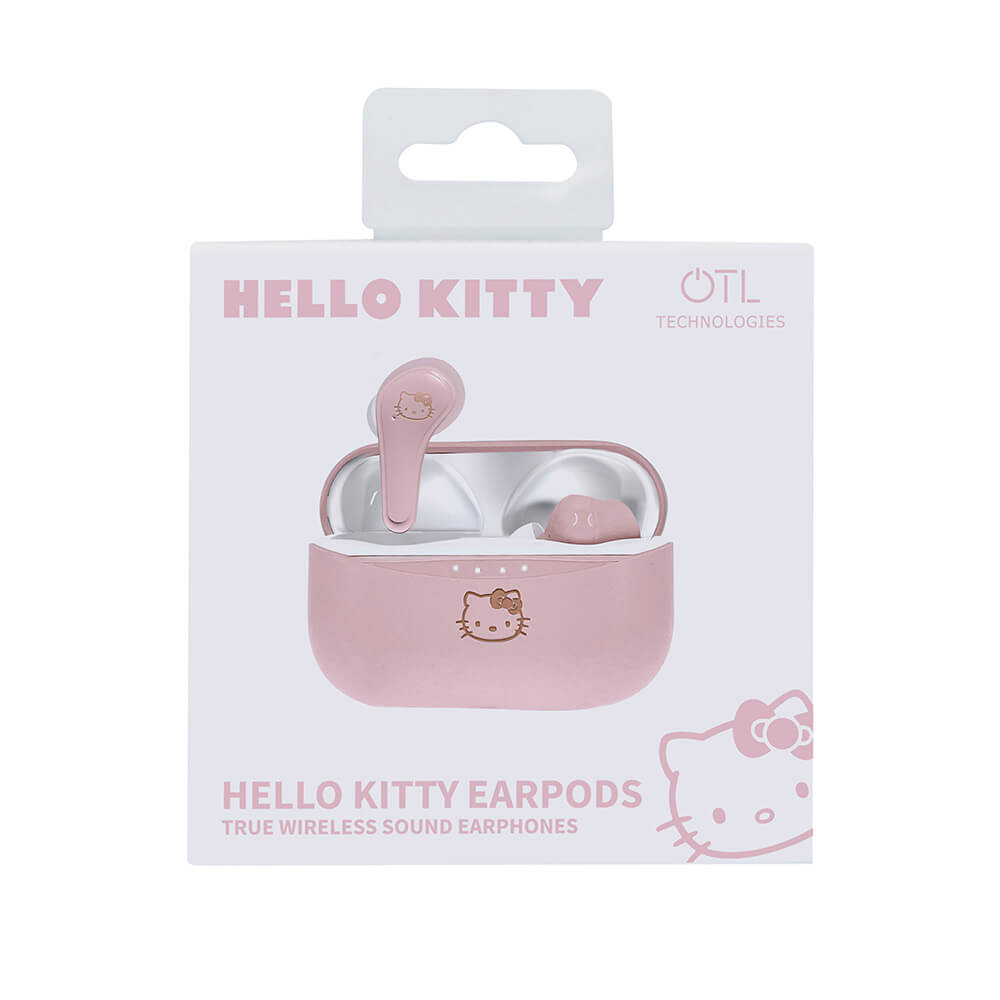 OTL Hello Kitty Hrlur In-Ear TWS Bluetooth Rosa - Teknikhallen.se