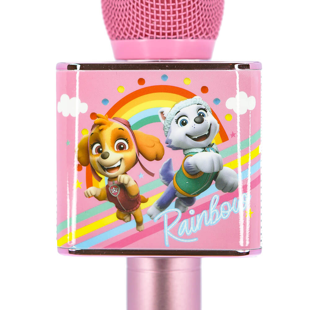 OTL Paw Patrol Trådlös Karaoke Mikrofon Med Högtalare Rosa - Teknikhallen.se