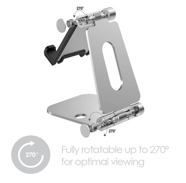 DESIRE2 DESIRE2 Anywhere Stand Smartphone and Tablet Silver - Teknikhallen.se