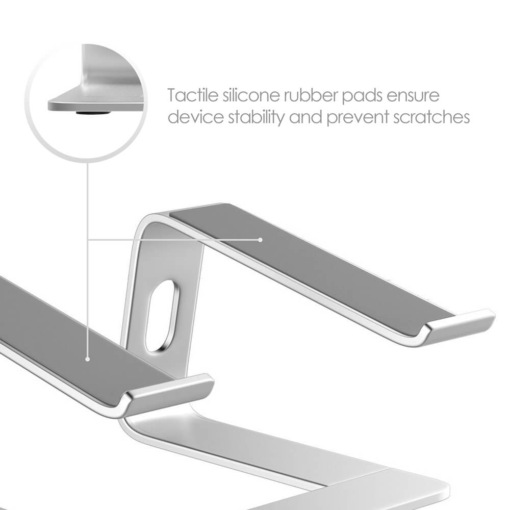 DESIRE2 DESIRE2 Laptopställ Supreme Pro Aluminium Silver - Teknikhallen.se