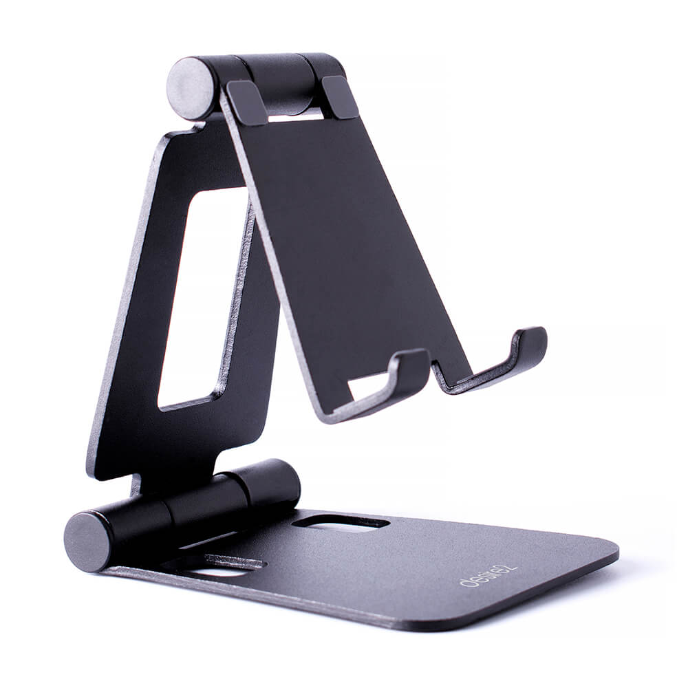 DESIRE2 DESIRE2 Folding Phone Holder Aluminium Svart - Teknikhallen.se