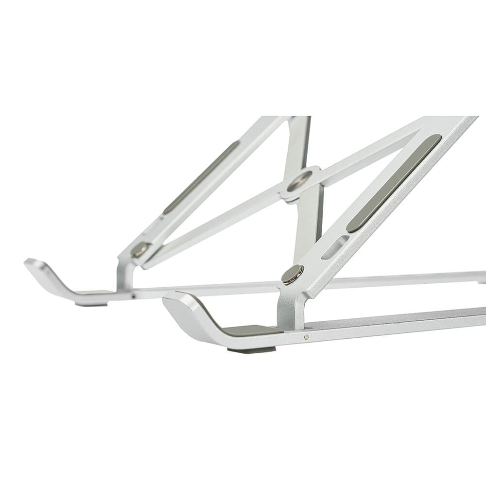 DESIRE2 DESIRE2 Foldable Laptop Stand X shaped Aluminium Silver - Teknikhallen.se