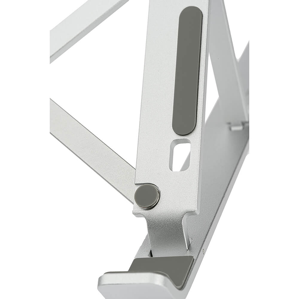 DESIRE2 DESIRE2 Foldable Laptop Stand X shaped Aluminium Silver - Teknikhallen.se