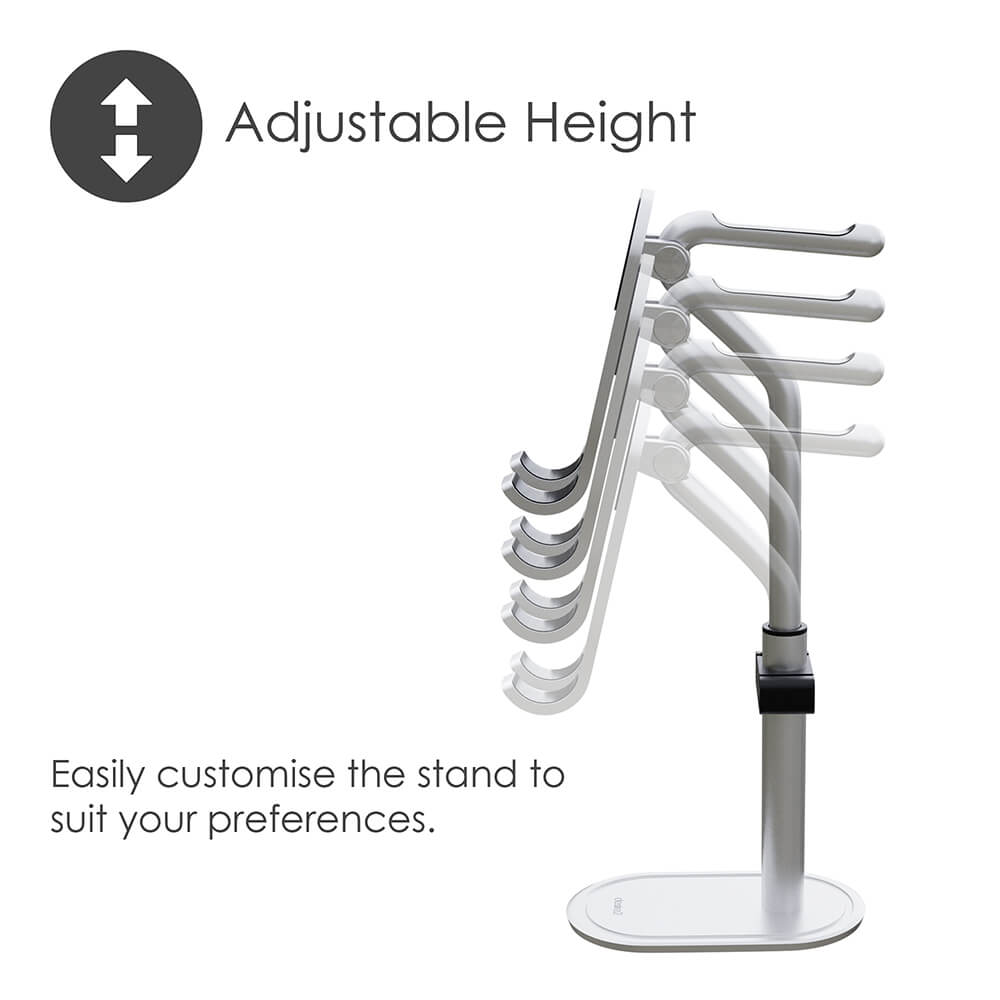 DESIRE2 DESIRE2 Headrest Pro Stand For headphone and phone silver - Teknikhallen.se