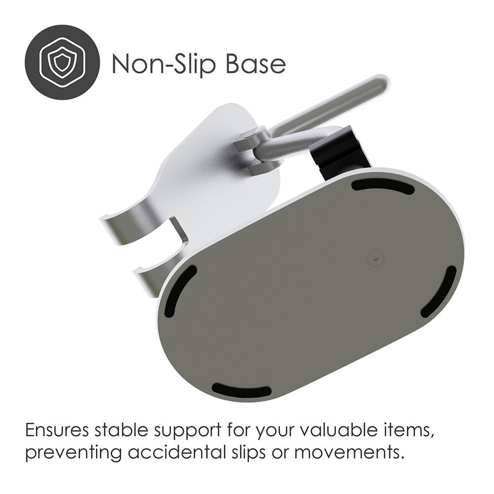 DESIRE2 DESIRE2 Headrest Pro Stand For headphone and phone silver - Teknikhallen.se