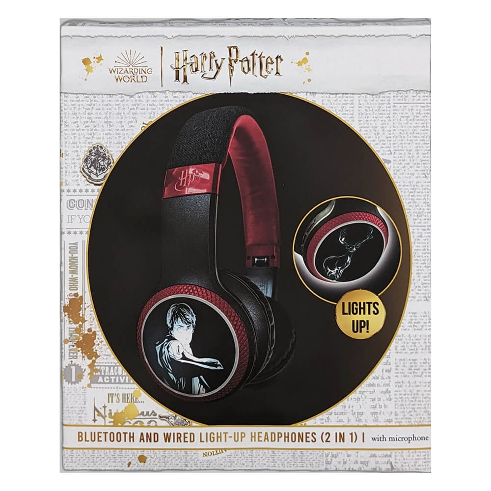  Harry Potter LED Trådlösa On-Ear Hörlurar - Teknikhallen.se