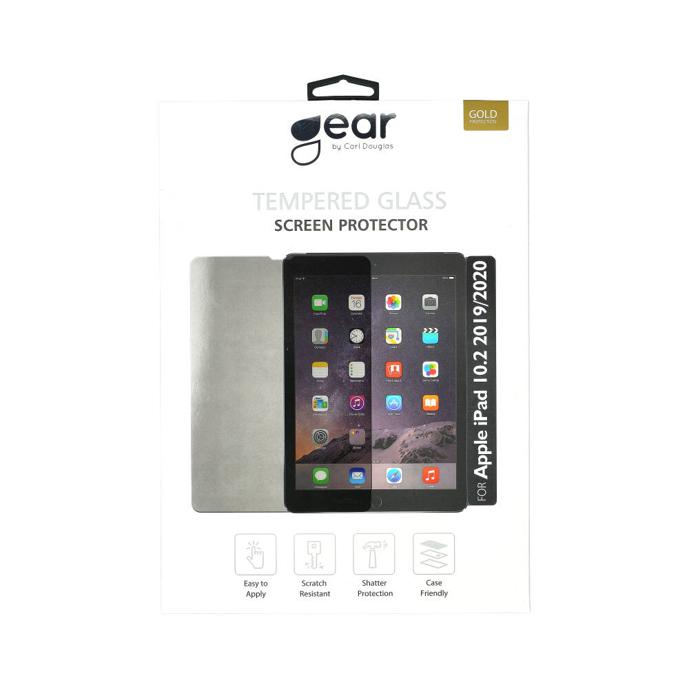 Gear GEAR iPad 10.2 2019/2020/2021 Skärmskydd 2.5D Transparent - Teknikhallen.se