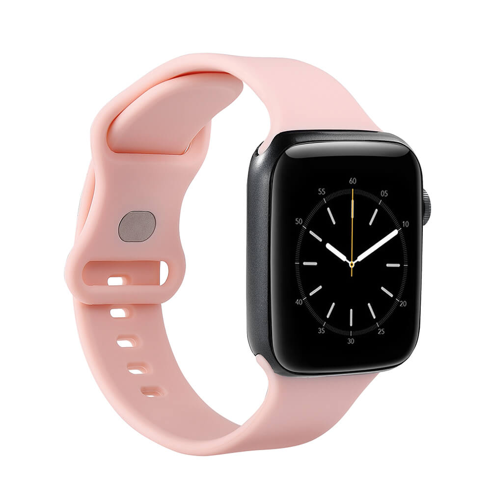 Gear GEAR Klockarmband Silikon Apple Watch 42/44/45/49 mm Rosa - Teknikhallen.se