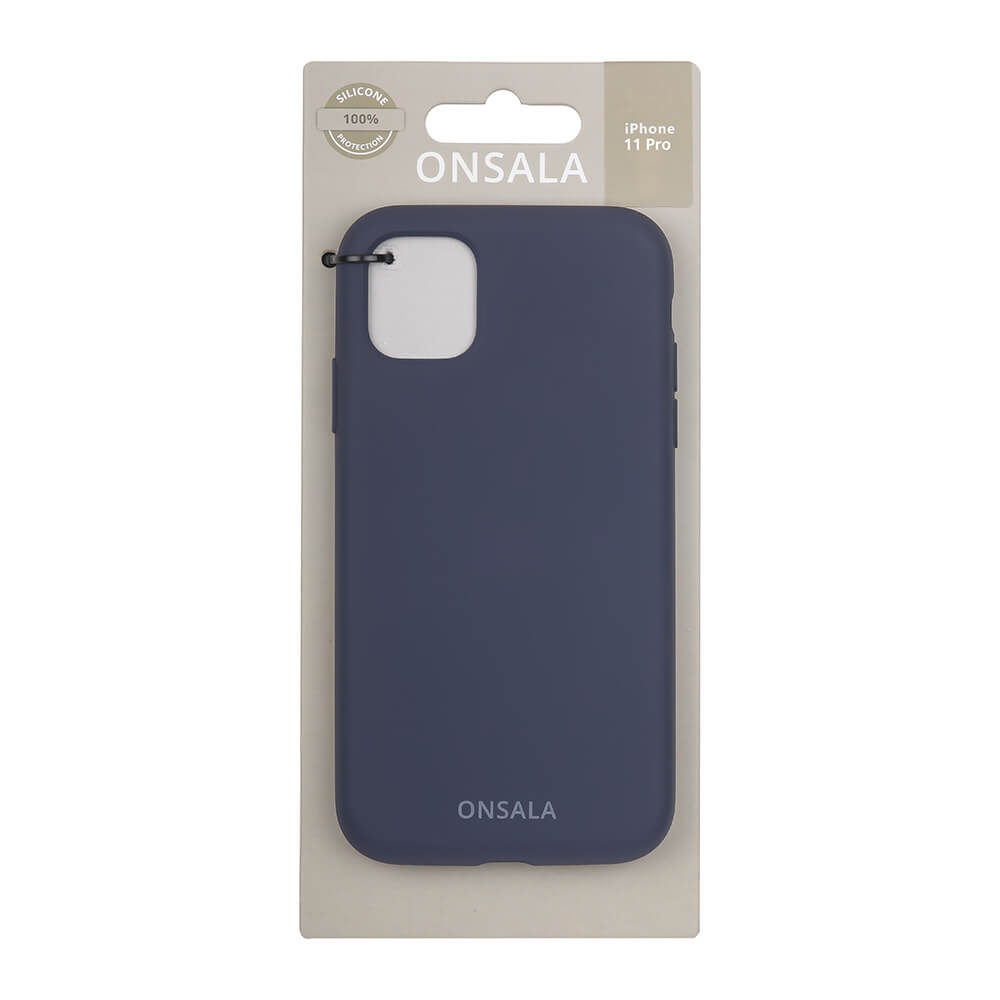 Onsala ONSALA iPhone 11 Pro Mobilskal Silikon Cobalt Blue - Teknikhallen.se