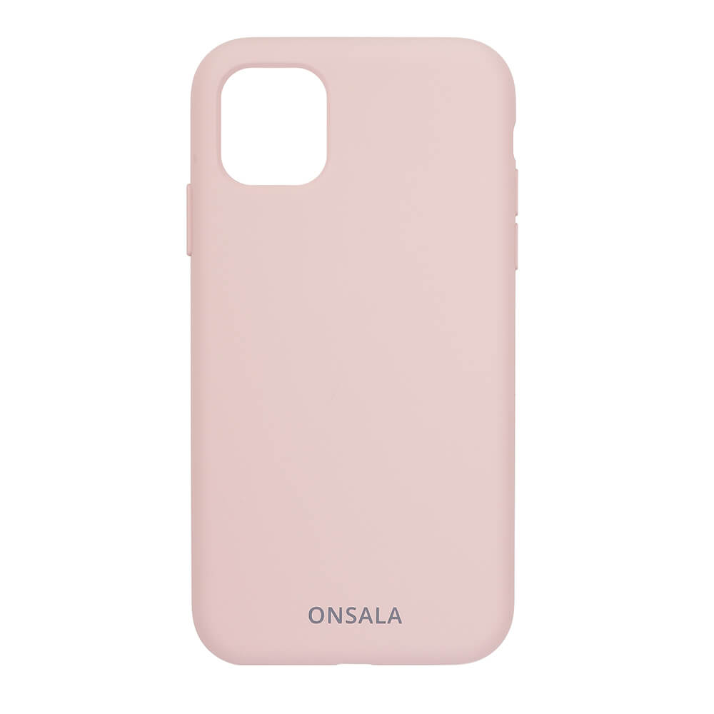Onsala ONSALA iPhone 11 Pro Mobilskal Silikon Sand Pink - Teknikhallen.se