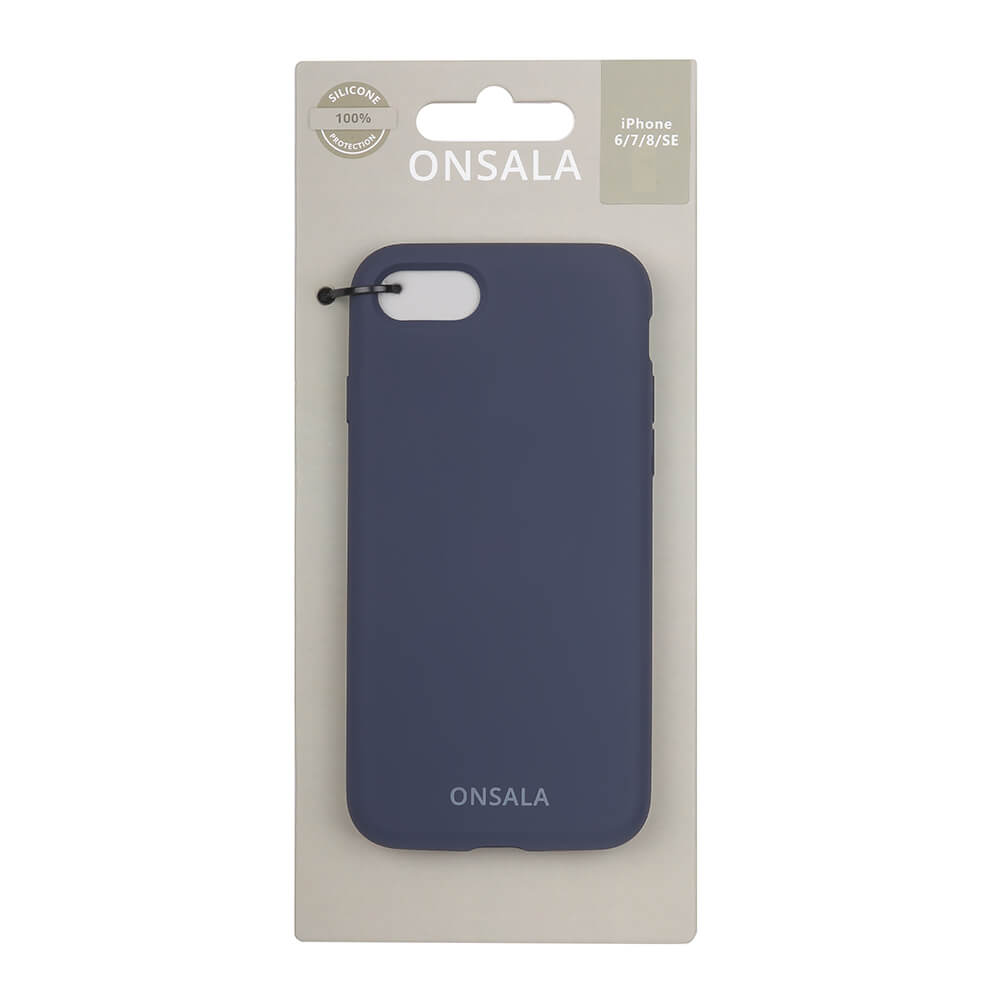 Onsala ONSALA iPhone 6/7/8/SE Mobilskal Silikon Cobalt Blue - Teknikhallen.se