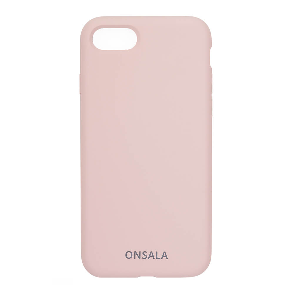 Onsala ONSALA iPhone 6/7/8/SE Mobilskal Silikon Sand Pink - Teknikhallen.se