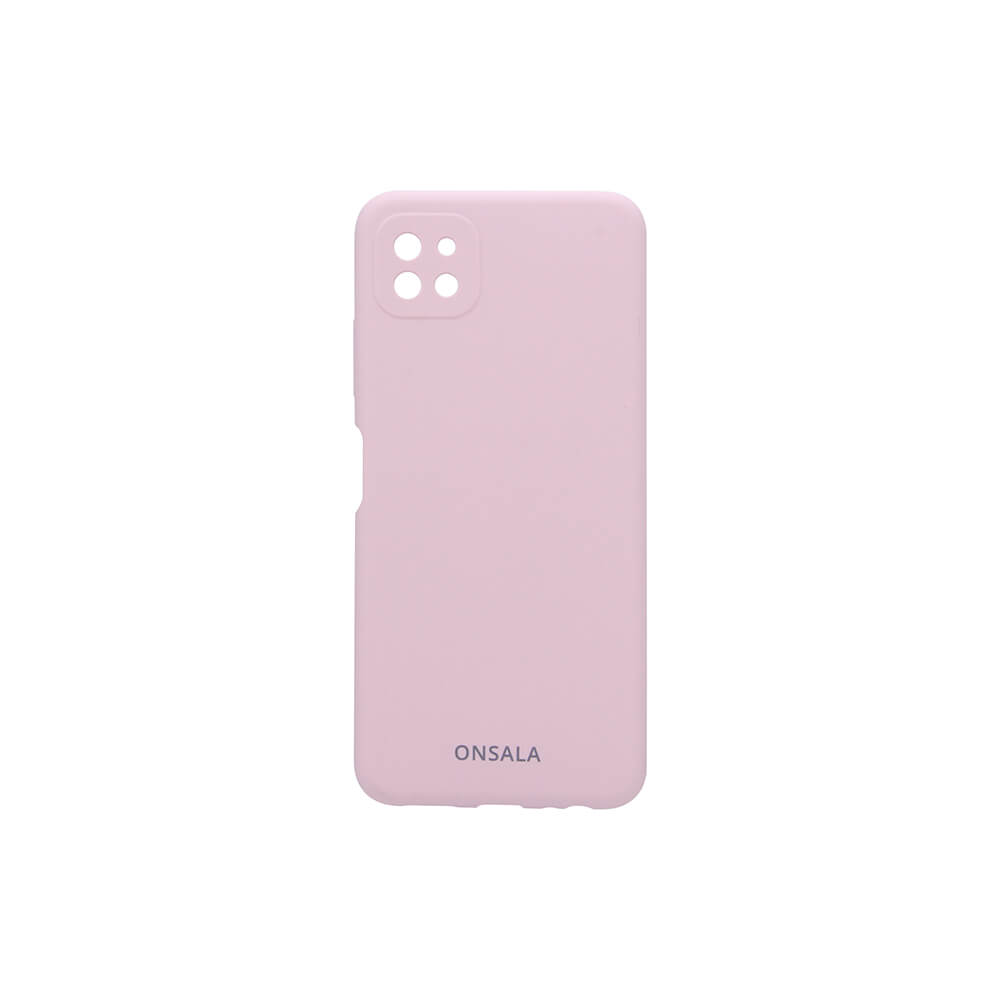 Onsala ONSALA Samsung Galaxy A22 5G Mobilskal Silikon Sand Rosa - Teknikhallen.se