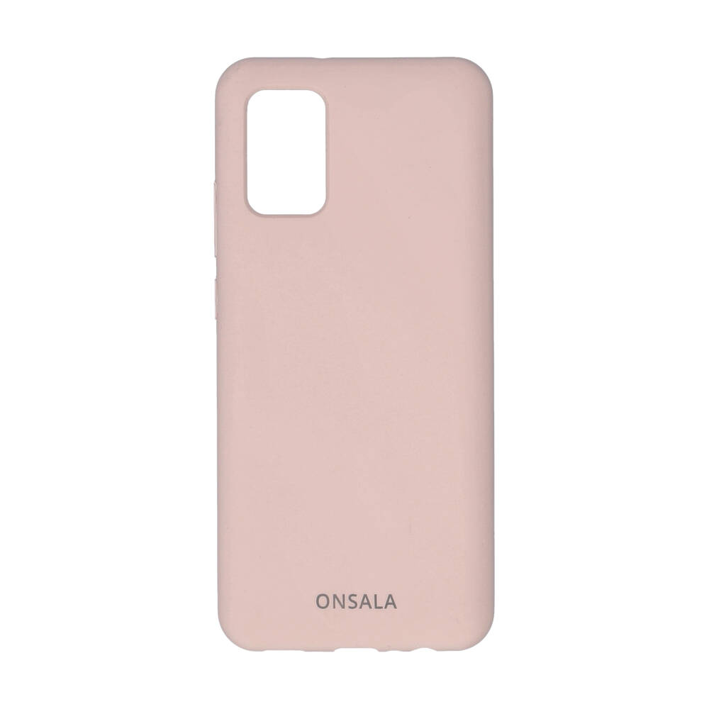 Onsala ONSALA Samsung Galaxy A02s Mobilskal Silikon Sand Rosa - Teknikhallen.se