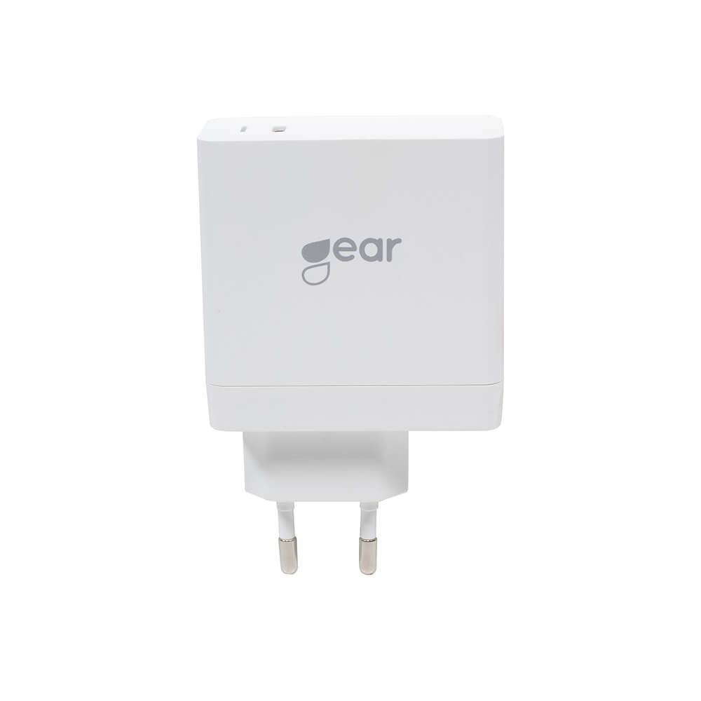 Gear GEAR Vggladdare 1xUSB-C PD 45W Vit - Teknikhallen.se