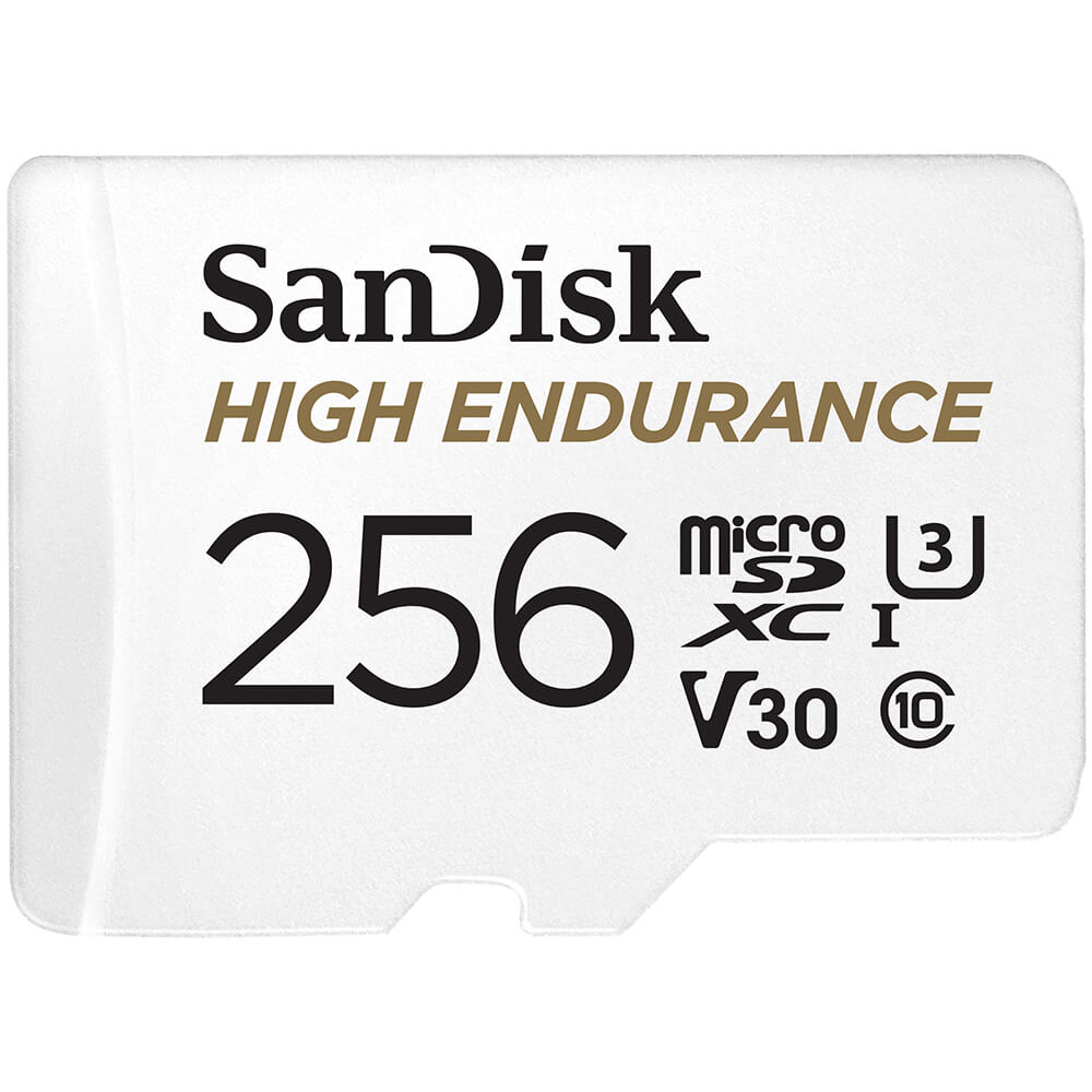 SanDisk SanDisk MicroSDXC 256 GB High Endurance Inkl. Adapter - Teknikhallen.se