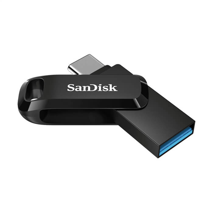 SanDisk SanDisk USB Dual Drive Go Ultra 256GB, USB-C / USB 3.1 - Teknikhallen.se