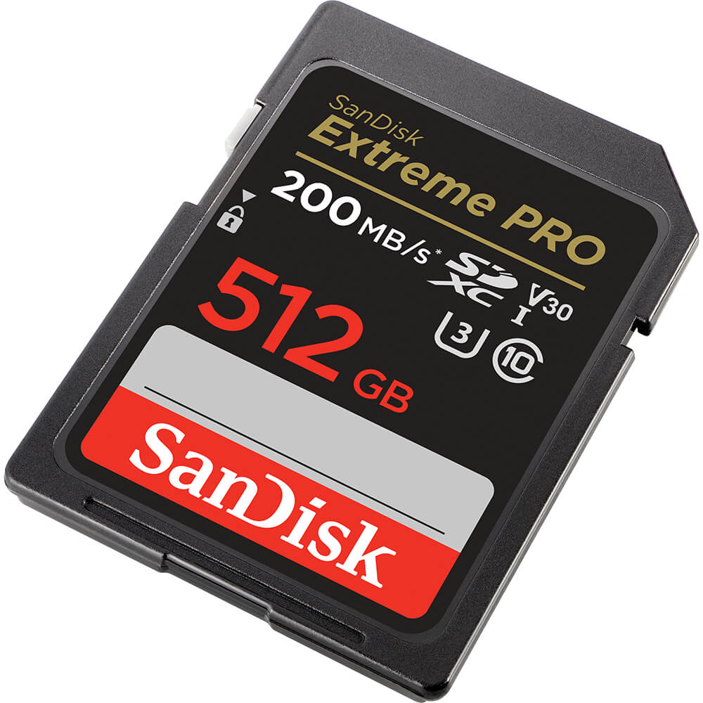 SanDisk SanDisk SDXC Extreme Pro 512 GB 200MB/s UHS-I - Teknikhallen.se