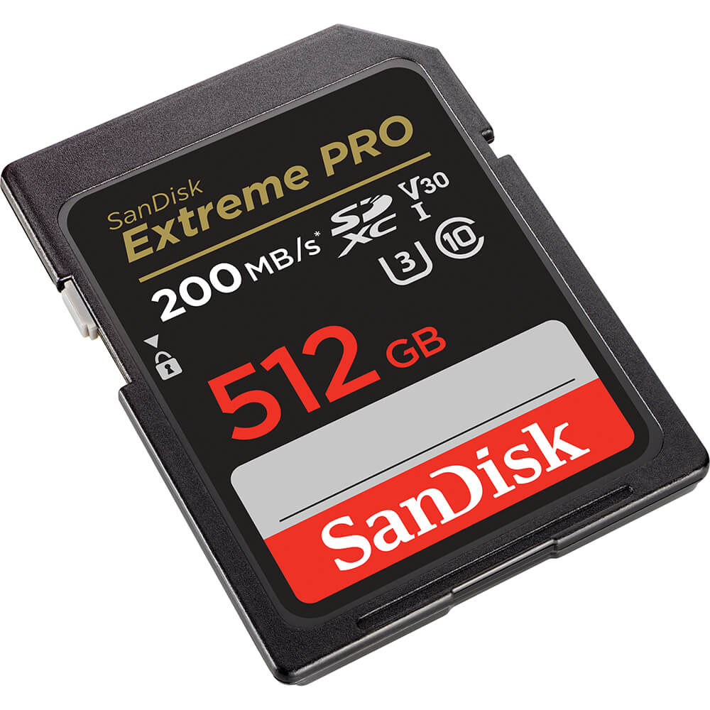 SanDisk SanDisk SDXC Extreme Pro 512 GB 200MB/s UHS-I - Teknikhallen.se