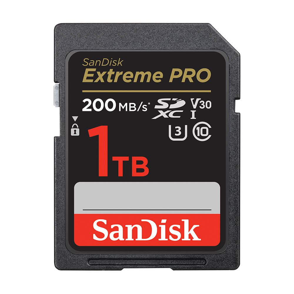 SanDisk SanDisk SDXC Extreme Pro 1 TB 200MB/s UHS-I - Teknikhallen.se