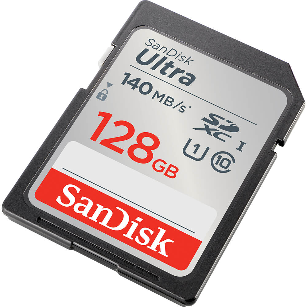SanDisk SanDisk SDXC Ultra 128GB 140MB/s Minneskort - Teknikhallen.se