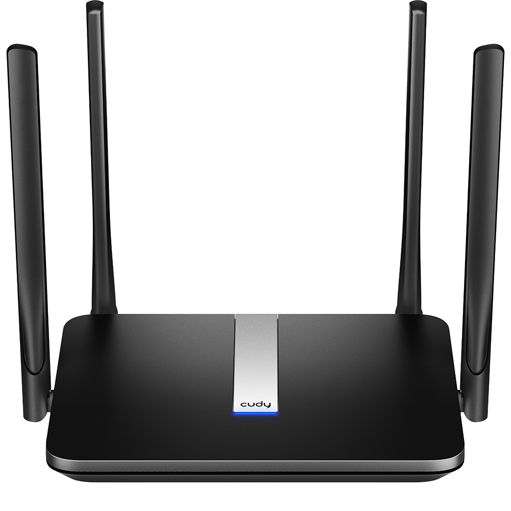 Cudy Cudy Wi-Fi Router X6 AX1800 Gigabit Wi-Fi 6 Mesh Svart - Teknikhallen.se