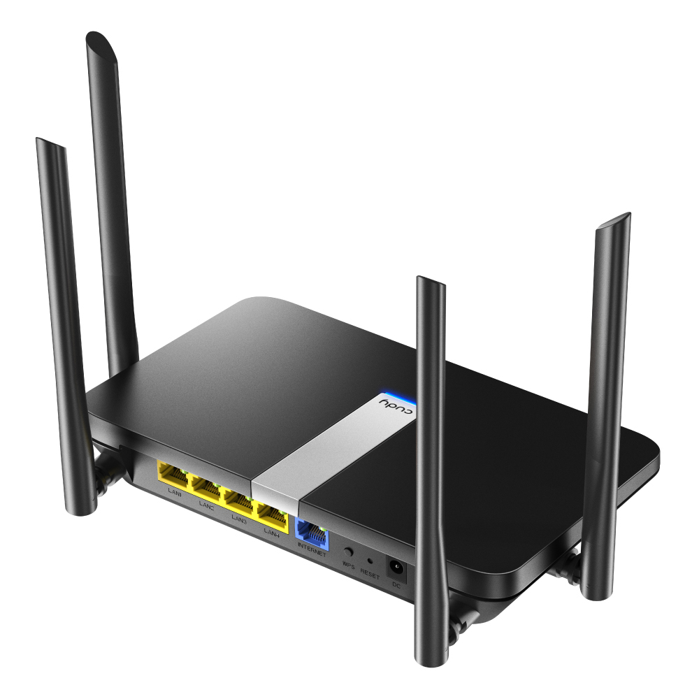 Cudy Cudy Wi-Fi Router X6 AX1800 Gigabit Wi-Fi 6 Mesh Svart - Teknikhallen.se