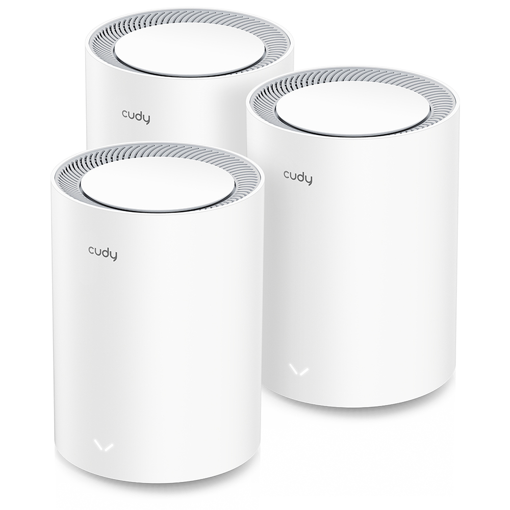 Cudy Cudy Mesh Solution M1800 3-pack AX1800 Gigabit Wi-Fi 6 Vit - Teknikhallen.se