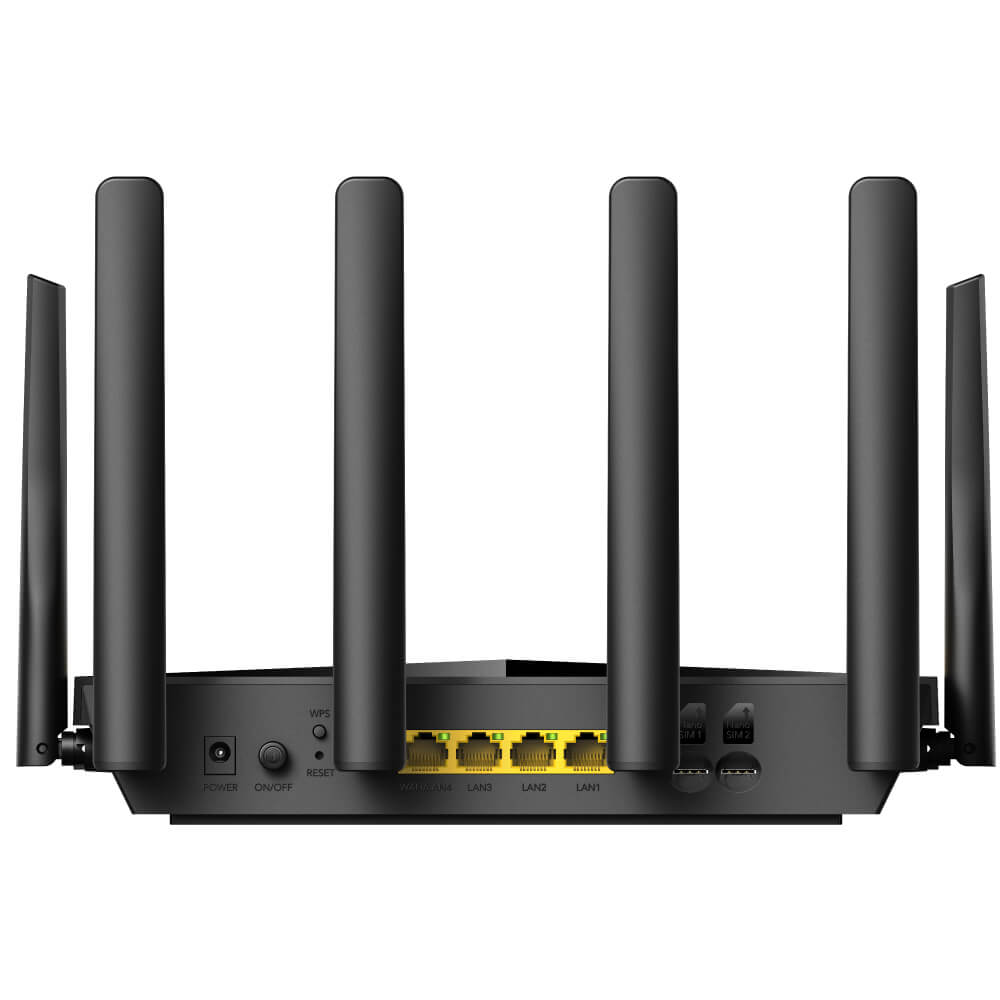Cudy Cudy 4G Router LT700 Cat6 AC1200 Gigabit Dual-SIM Svart - Teknikhallen.se