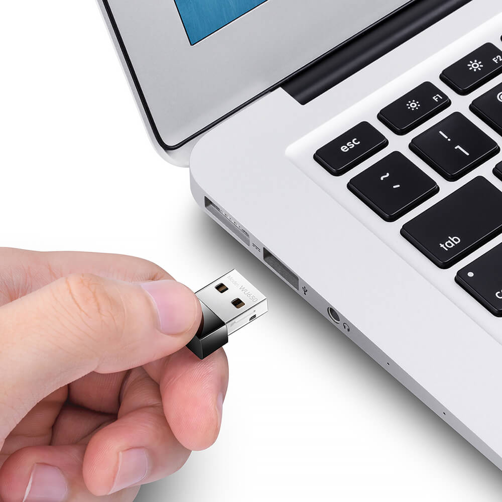 Cudy Cudy Adapter USB WU650 AC650 Svart - Teknikhallen.se
