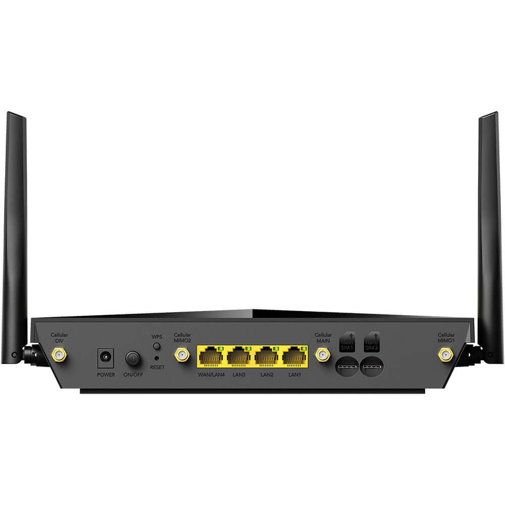 Cudy Cudy 4G Router LT12 Cat 12 AC1200 Gigabit Dual-SIM Svart - Teknikhallen.se