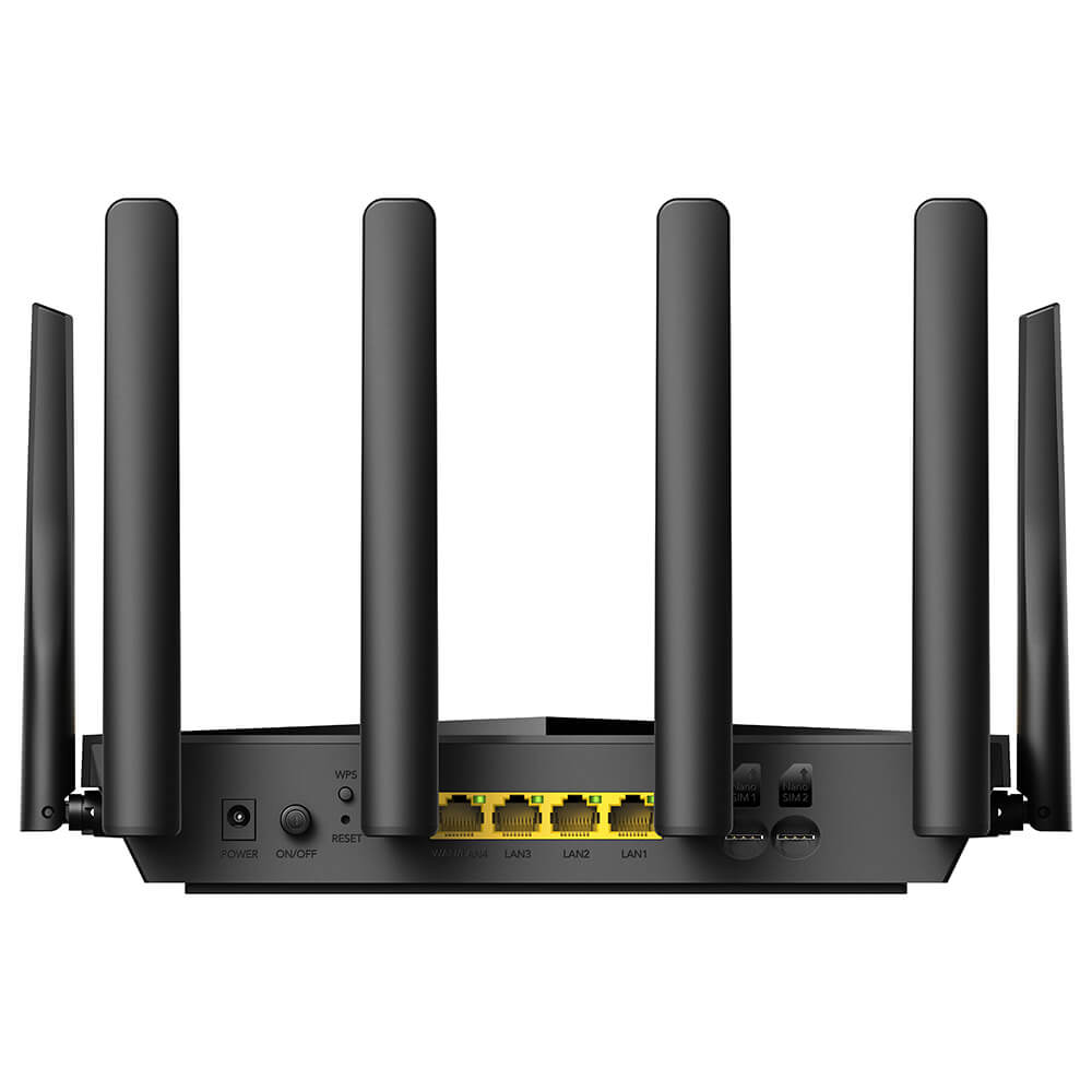 Cudy Cudy 4G Router LT18 Cat 18 AX1800 Gigabit Dual-SIM Svart - Teknikhallen.se