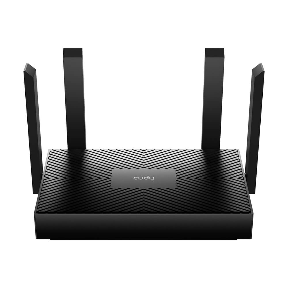 Cudy Cudy Wi-Fi Router WR1500 AX1500 Gigabit Mesh Svart - Teknikhallen.se