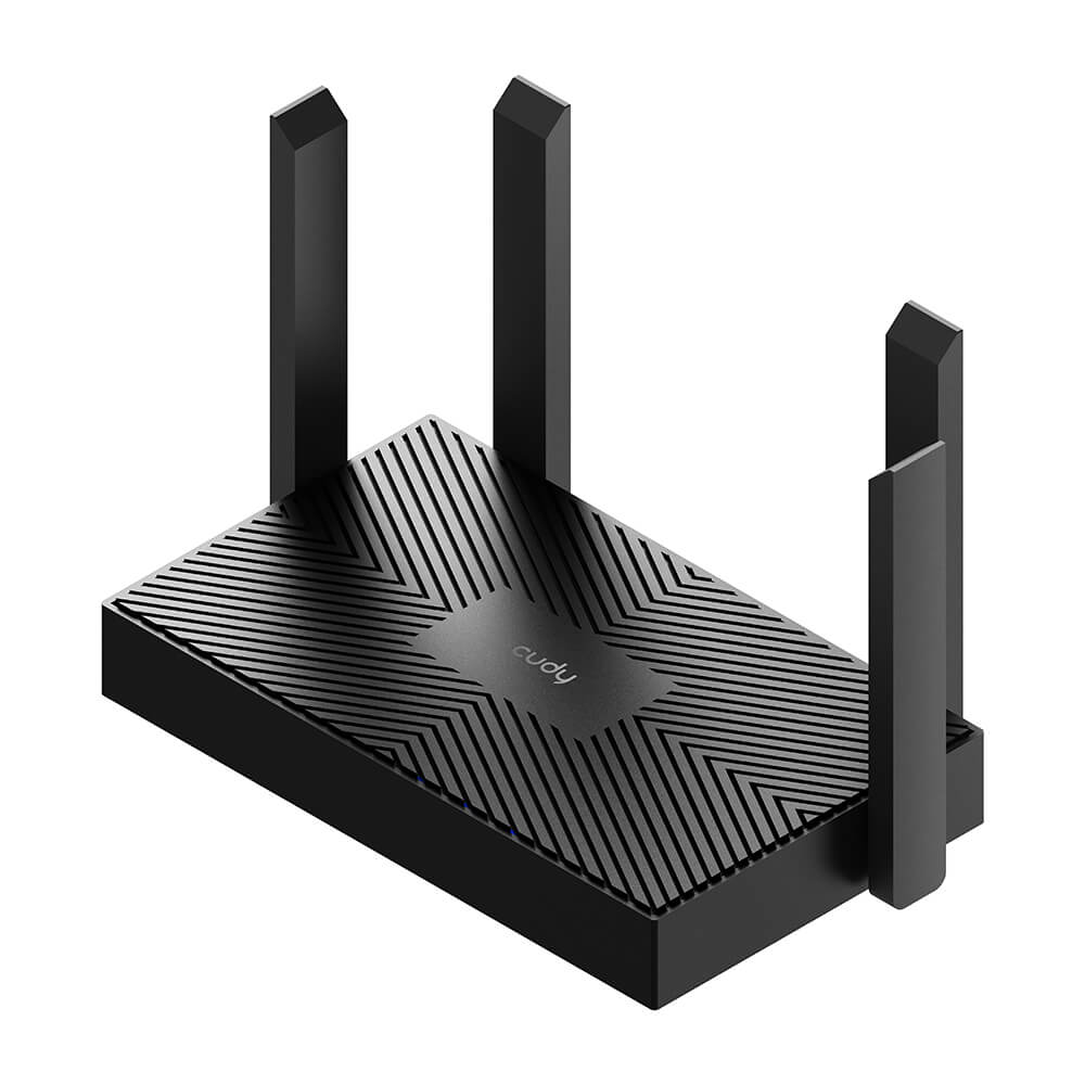 Cudy Cudy Wi-Fi Router WR1500 AX1500 Gigabit Mesh Svart - Teknikhallen.se