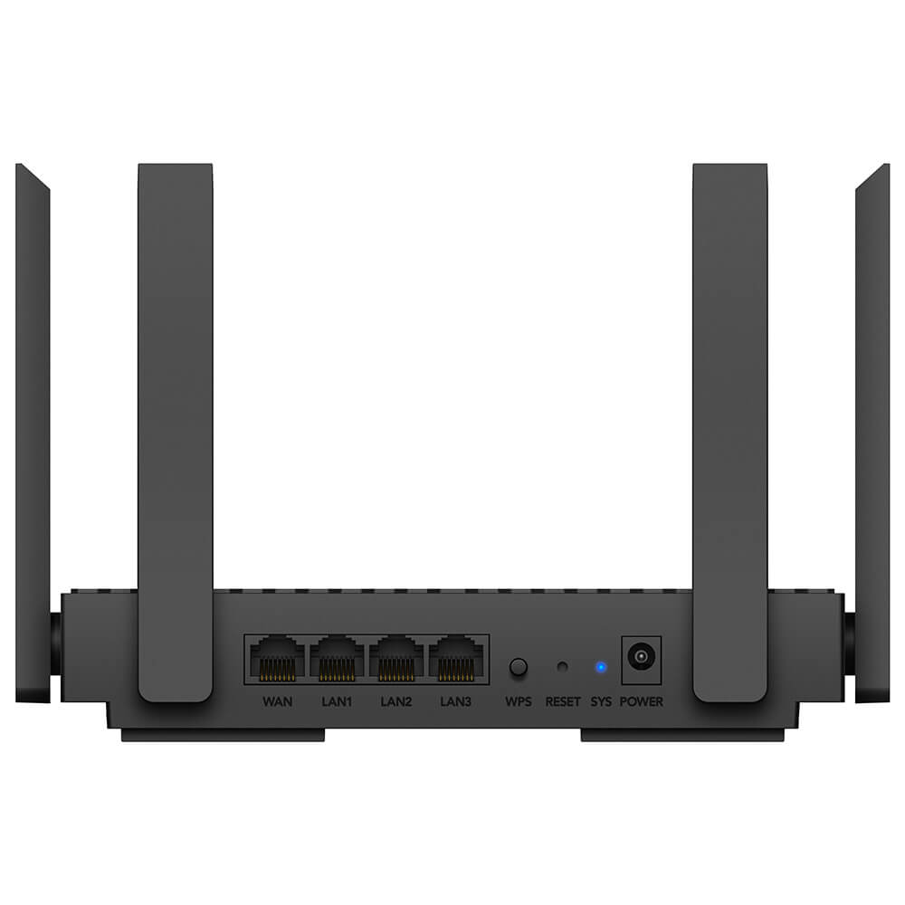 Cudy Cudy Wi-Fi Router WR1500 AX1500 Gigabit Mesh Svart - Teknikhallen.se