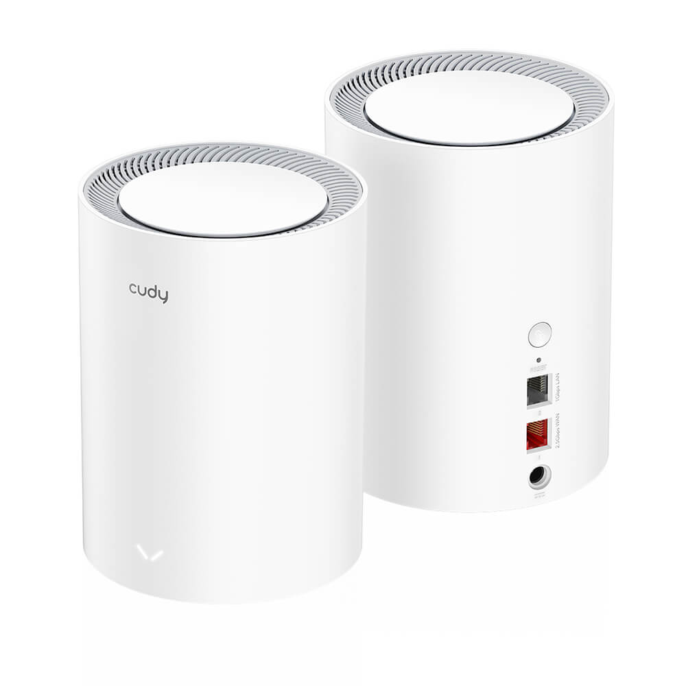 Cudy Cudy Mesh Solution M3000 2-pack AX3000 Gigabit Wi-Fi 6 2.5G Vit - Teknikhallen.se